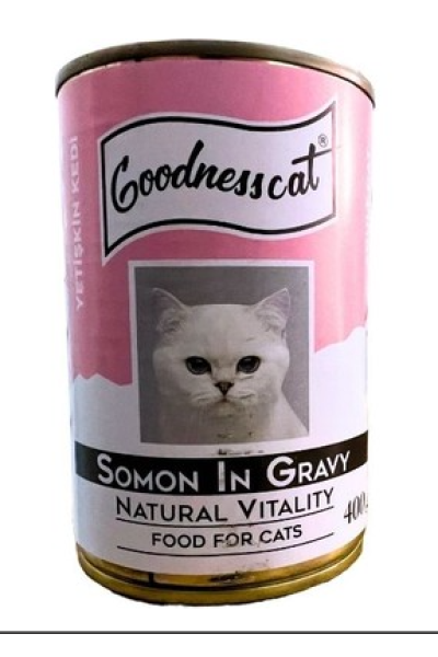 GOODNESS CAT KONSERVE SOMON ETLİ 400 GR